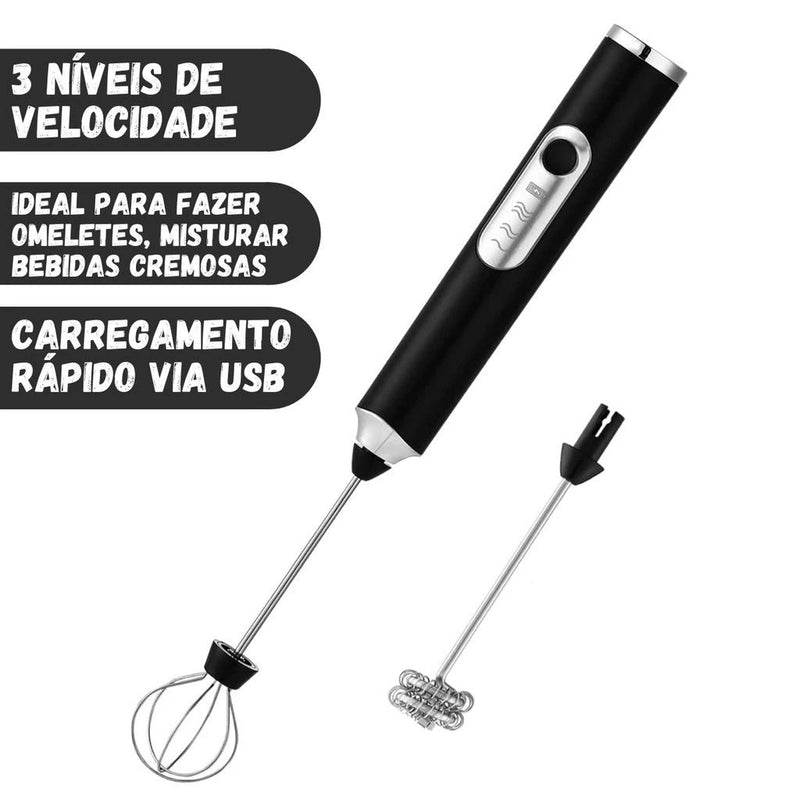 Misturador Elétrico para Bebidas 2 EM 1.