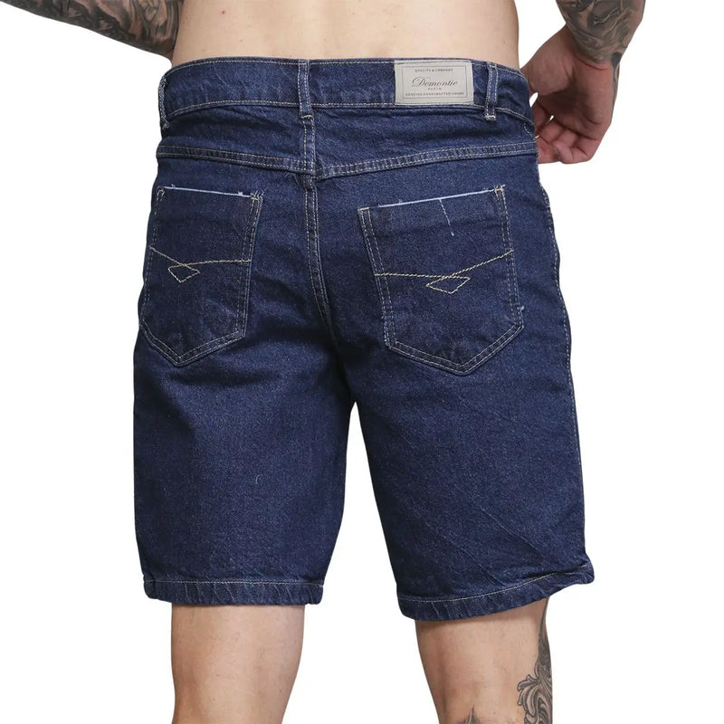 Kit 2 Bermudas Jeans Masculina Algodão.