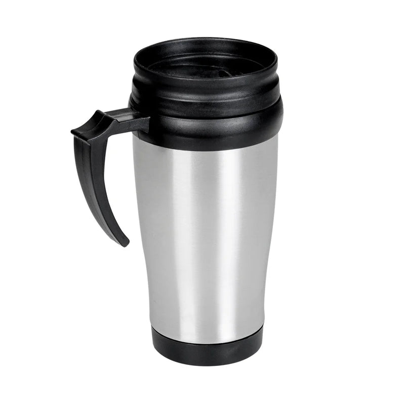 Caneca de aço inoxidável de 400 ml para café , chá para usar na faculdade ou academia.