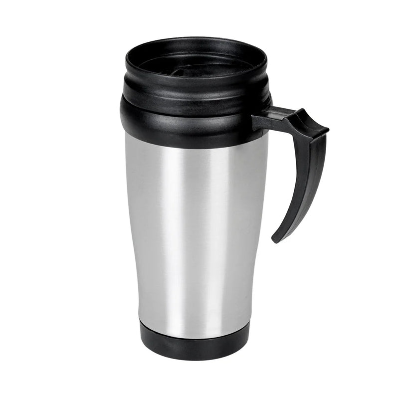 Caneca de aço inoxidável de 400 ml para café , chá para usar na faculdade ou academia.