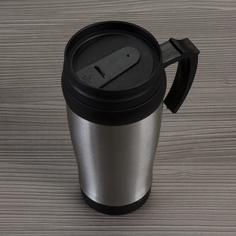 Caneca de aço inoxidável de 400 ml para café , chá para usar na faculdade ou academia.